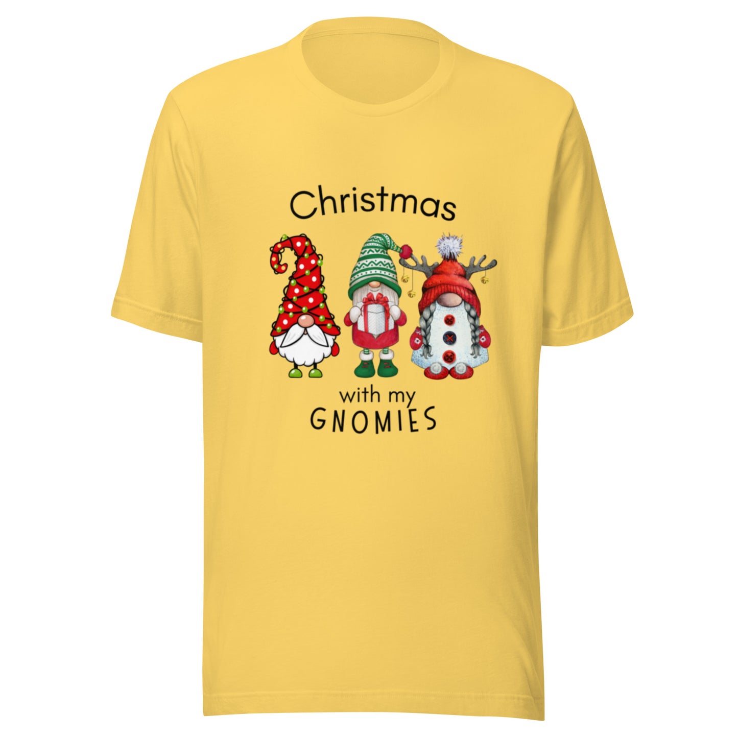 Festive Fun with My Gnomies: Christmas T-Shirt