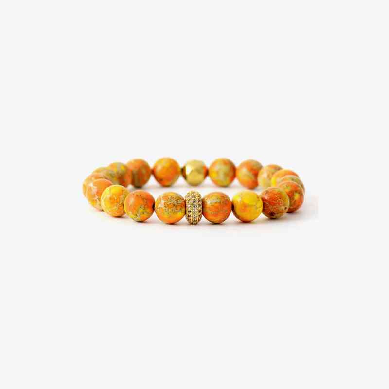 Multicolor Natural Stone Beaded Bracelet